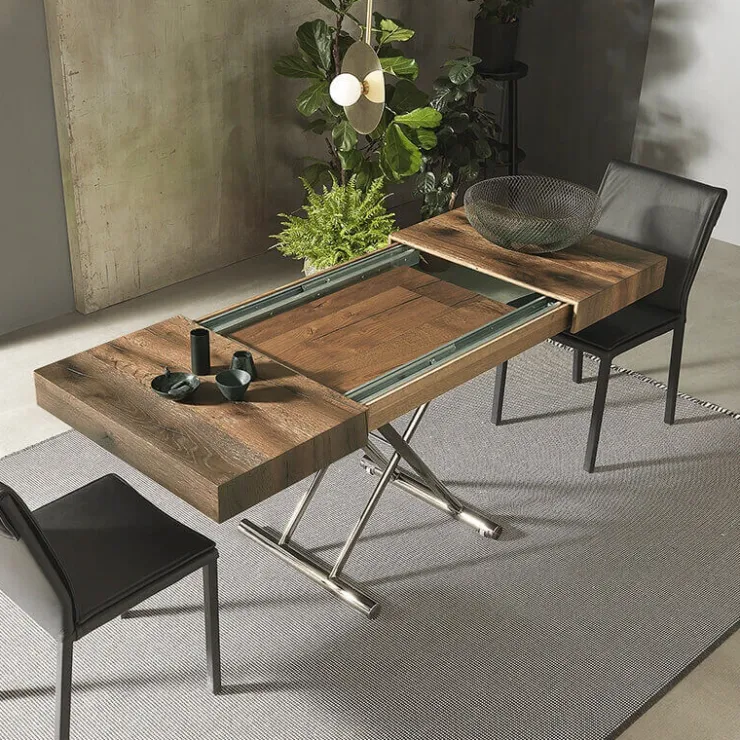 Altacom Table De Salle à Manger|Table De Salon*Calypso Table relevable design avec rallonges fabrication italienne