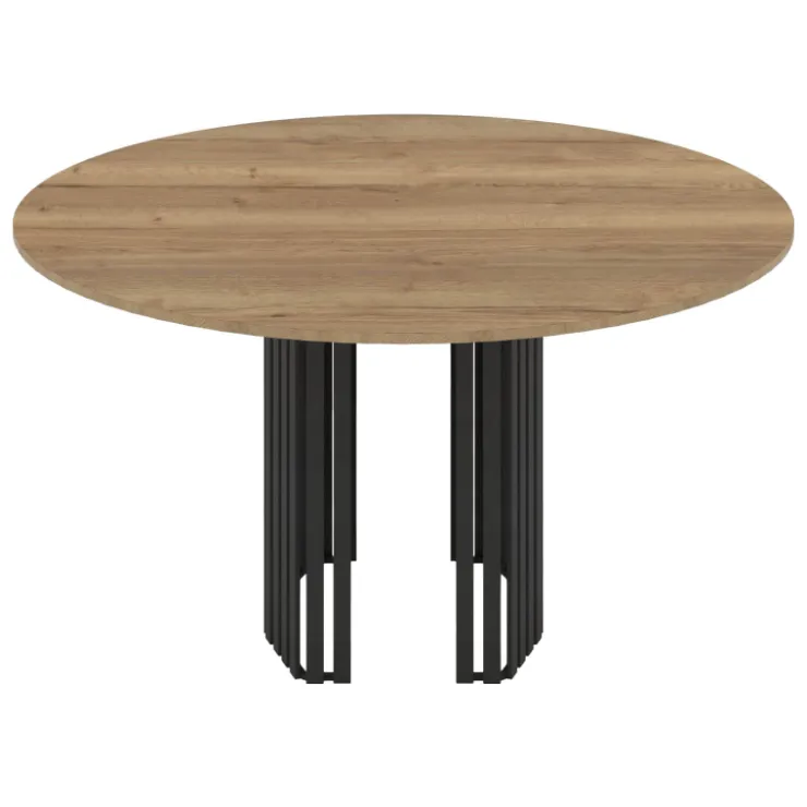 Perfecta Table De Salle à Manger*Canvas Table design ronde avec pied central en métal
