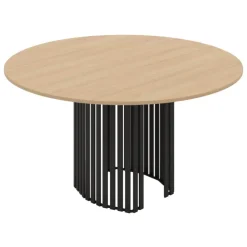 Perfecta Table De Salle à Manger*Canvas Table design ronde avec pied central en métal