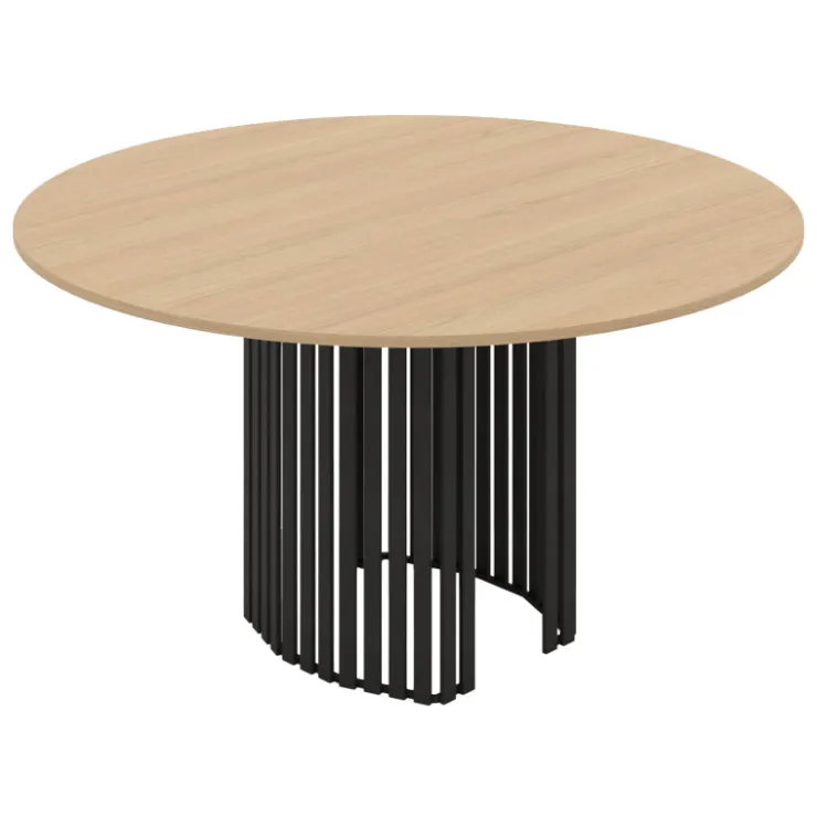 Perfecta Table De Salle à Manger*Canvas Table design ronde avec pied central en métal
