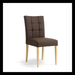 Mobitec Chaise De Salle à Manger|Chaise Salon*Carré Chaise ® en tissu et pieds en bois dossier piqué