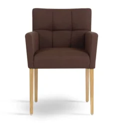 Mobitec Chaise De Salle à Manger|Chaise Salon*Carré ® Fauteuil de séjour en bois et tissu