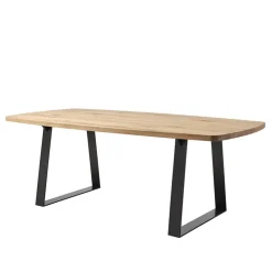 Corom export Table De Salle à Manger*Carte Table tonneau industrielle avec pieds traîneau
