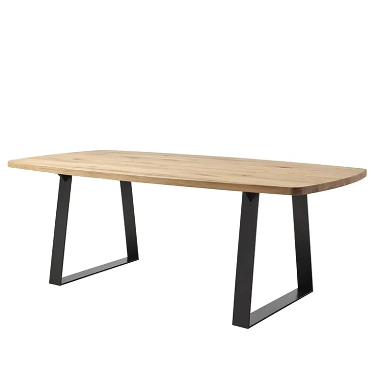 Corom export Table De Salle à Manger*Carte Table tonneau industrielle avec pieds traîneau