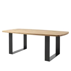 Corom export Table De Salle à Manger*Carte Table tonneau industrielle avec pieds traîneau