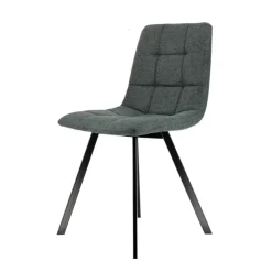 Chaise Salon|Chaise Pour Chambre*CarviChaise moderne matelassée en tissu avec pied en métal