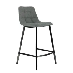 Tabouret Snack (assise +/- 65 Cm)|Tabouret De Bar (assise +/- 80 Cm)*CarviTabouret matelassé hauteur snack en tissu
