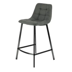 Tabouret Snack (assise +/- 65 Cm)|Tabouret De Bar (assise +/- 80 Cm)*CarviTabouret matelassé hauteur snack en tissu