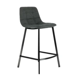 Tabouret Snack (assise +/- 65 Cm)|Tabouret De Bar (assise +/- 80 Cm)*CarviTabouret matelassé hauteur snack en tissu
