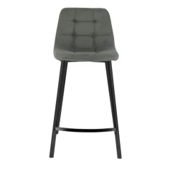 Tabouret Snack (assise +/- 65 Cm)|Tabouret De Bar (assise +/- 80 Cm)*CarviTabouret matelassé hauteur snack en tissu