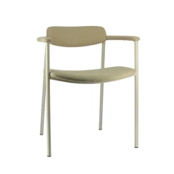 Perfecta Chaise De Salle à Manger|Fauteuil De Salon*Cassis Fauteuil moderne en tissu avec accoudoirs et pieds en métal