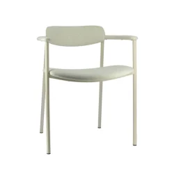 Perfecta Chaise De Salle à Manger|Fauteuil De Salon*Cassis Fauteuil moderne en tissu avec accoudoirs et pieds en métal