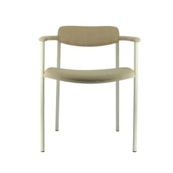 Perfecta Chaise De Salle à Manger|Fauteuil De Salon*Cassis Fauteuil moderne en tissu avec accoudoirs et pieds en métal