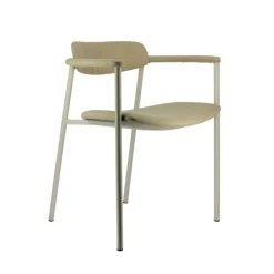 Perfecta Chaise De Salle à Manger|Fauteuil De Salon*Cassis Fauteuil moderne en tissu avec accoudoirs et pieds en métal
