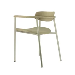 Perfecta Chaise De Salle à Manger|Fauteuil De Salon*Cassis Fauteuil moderne en tissu avec accoudoirs et pieds en métal