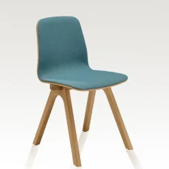Dasras Chaise De Salle à Manger|Chaise Salon*Chevron Chaise design en tissu et pieds bois