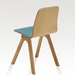 Dasras Chaise De Salle à Manger|Chaise Salon*Chevron Chaise design en tissu et pieds bois