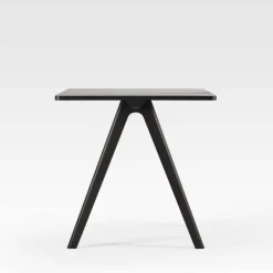 Dasras Table De Salle à Manger*Chevron Table haute de designer en céramique et bois