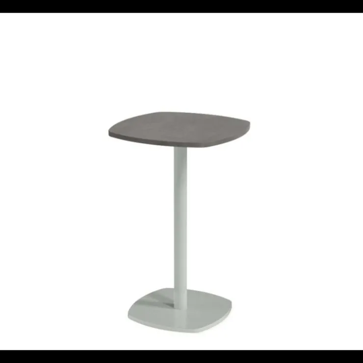 Perfecta Table Pour Petit Espace|Table De Cuisine*Circa Petite table de cuisine carrée aux bords arrondis avec pied central