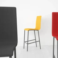 Cancio Tabouret Snack (assise +/- 65 Cm)|Tabouret De Bar (assise +/- 80 Cm)*City Tabouret snack contemporain rembourré