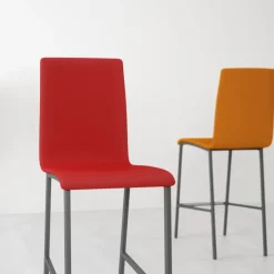 Cancio Tabouret Snack (assise +/- 65 Cm)|Tabouret De Bar (assise +/- 80 Cm)*City Tabouret snack contemporain rembourré