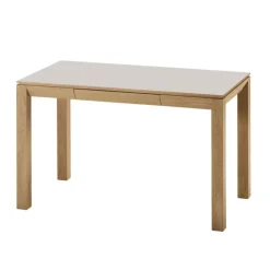 Dasras Table Pour Petit Espace|Bureau*Clarté Bureau en bois et céramique avec tiroir