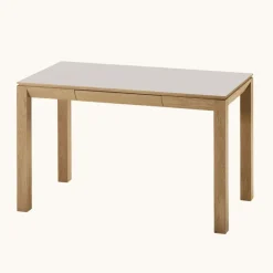 Dasras Table Pour Petit Espace|Bureau*Clarté Bureau en bois et céramique avec tiroir