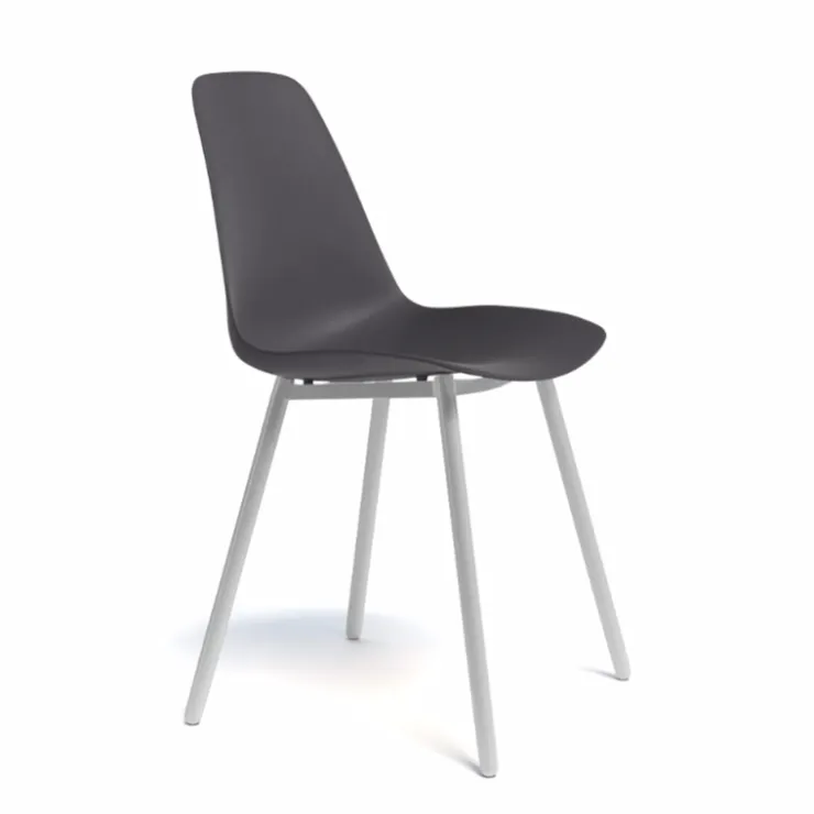 Perfecta Chaise De Cuisine|Chaise De Salle à Manger*Claudio Chaise moderne en polypropylène et métal