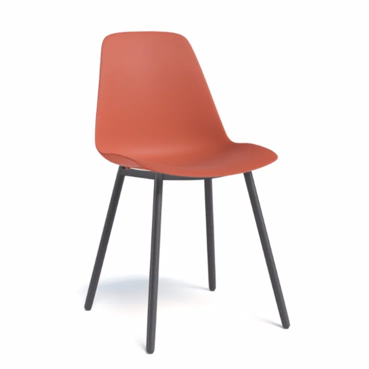 Perfecta Chaise De Cuisine|Chaise De Salle à Manger*Claudio Chaise moderne en polypropylène et métal