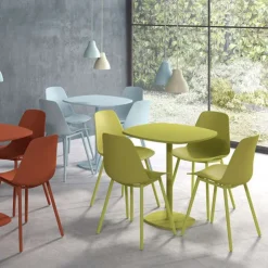 Perfecta Chaise De Cuisine|Chaise De Salle à Manger*Claudio Chaise moderne en polypropylène et métal