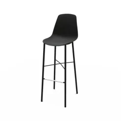 Perfecta Tabouret De Bar (assise +/- 80 Cm)*Cloe Tabouret de bar belge moderne avec coque en polypropylène et pieds en métal
