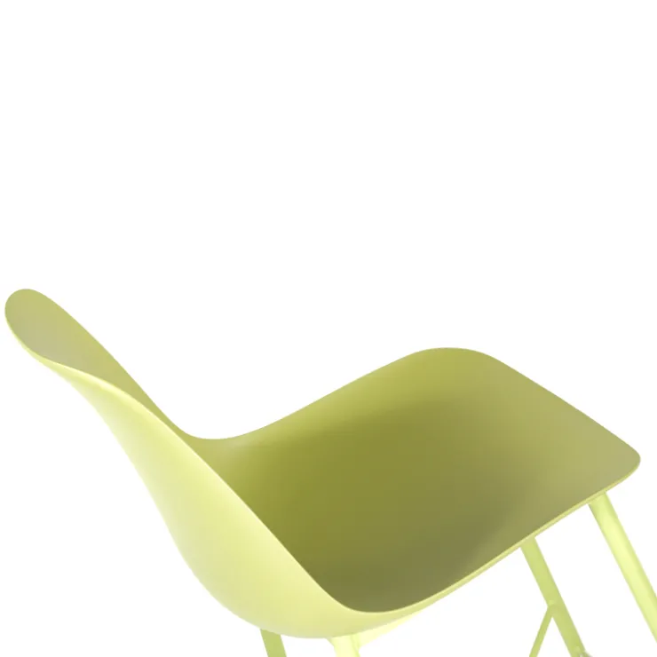 Perfecta Tabouret Snack (assise +/- 65 Cm)|Tabouret De Bar (assise +/- 80 Cm)*Cloe Tabouret snack moderne en polypropylène et métal