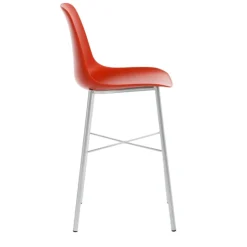 Perfecta Tabouret Snack (assise +/- 65 Cm)|Tabouret De Bar (assise +/- 80 Cm)*Cloe Tabouret snack moderne en polypropylène et métal