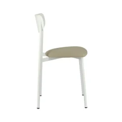 Carrier Chaise De Cuisine|Chaise De Salle à Manger*Colette ® Chaise française en métal avec assise en simili rembourrée