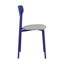 Carrier Chaise De Cuisine|Chaise De Salle à Manger*Colette ® Chaise française en métal avec assise en simili rembourrée