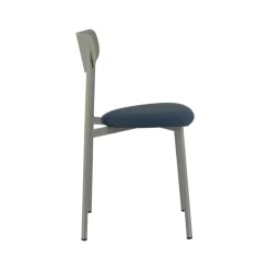 Carrier Chaise De Cuisine|Chaise De Salle à Manger*Colette ® Chaise française en métal avec assise en simili rembourrée