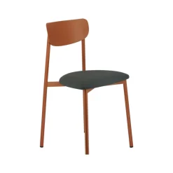 Carrier Chaise De Cuisine|Chaise De Salle à Manger*Colette ® Chaise française en métal avec assise en simili rembourrée