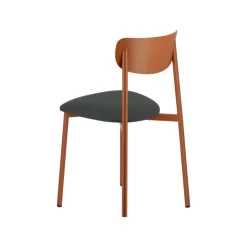 Carrier Chaise De Cuisine|Chaise De Salle à Manger*Colette ® Chaise française en métal avec assise en simili rembourrée