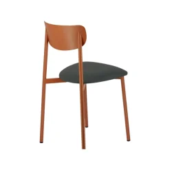 Carrier Chaise De Cuisine|Chaise De Salle à Manger*Colette ® Chaise française en métal avec assise en simili rembourrée