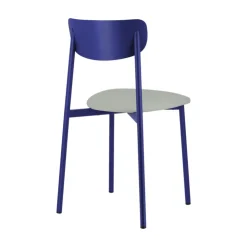 Carrier Chaise De Cuisine|Chaise De Salle à Manger*Colette ® Chaise française en métal avec assise en simili rembourrée