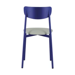 Carrier Chaise De Cuisine|Chaise De Salle à Manger*Colette ® Chaise française en métal avec assise en simili rembourrée