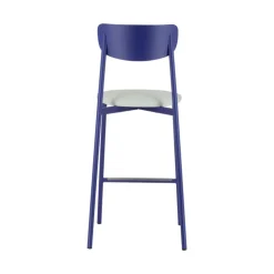 Carrier Tabouret Snack (assise +/- 65 Cm)|Tabouret De Bar (assise +/- 80 Cm)*Colette ® Tabouret snack français en métal avec assise en simili rembourrée