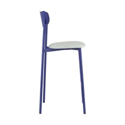Carrier Tabouret Snack (assise +/- 65 Cm)|Tabouret De Bar (assise +/- 80 Cm)*Colette ® Tabouret snack français en métal avec assise en simili rembourrée