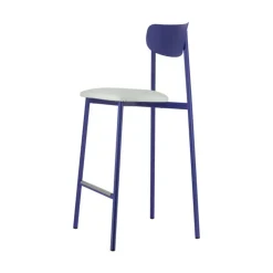 Carrier Tabouret Snack (assise +/- 65 Cm)|Tabouret De Bar (assise +/- 80 Cm)*Colette ® Tabouret snack français en métal avec assise en simili rembourrée