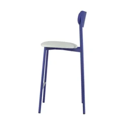 Carrier Tabouret Snack (assise +/- 65 Cm)|Tabouret De Bar (assise +/- 80 Cm)*Colette ® Tabouret snack français en métal avec assise en simili rembourrée