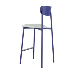 Carrier Tabouret Snack (assise +/- 65 Cm)|Tabouret De Bar (assise +/- 80 Cm)*Colette ® Tabouret snack français en métal avec assise en simili rembourrée
