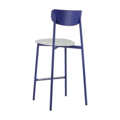 Carrier Tabouret Snack (assise +/- 65 Cm)|Tabouret De Bar (assise +/- 80 Cm)*Colette ® Tabouret snack français en métal avec assise en simili rembourrée