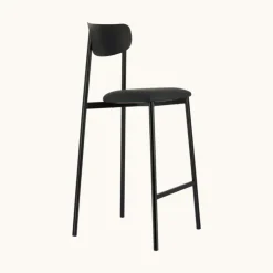 Carrier Tabouret Snack (assise +/- 65 Cm)|Tabouret De Bar (assise +/- 80 Cm)*Colette ® Tabouret snack français en métal avec assise en simili rembourrée