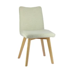 Chaise De Salle à Manger|Chaise Salon*ColineChaise rembourrée en tissu avec pieds en bois