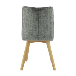 Chaise De Salle à Manger|Chaise Salon*ColineChaise rembourrée en tissu avec pieds en bois